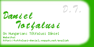 daniel totfalusi business card